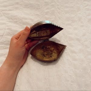 antique rustic seashell box.